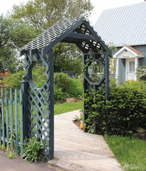 別墅庭院大門設(shè)計(jì) 效果圖賞析與庭院設(shè)計(jì)融合之道